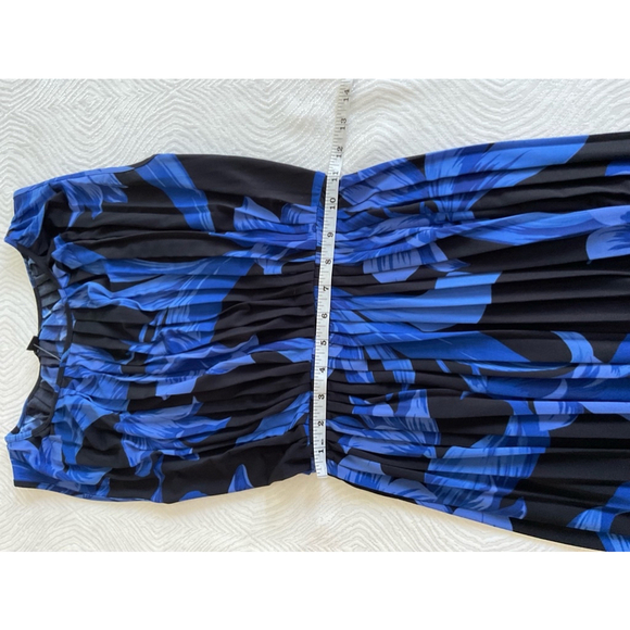 Women's Ann Taylor Blue Floral Dress XS Petite - Picture 13 of 15